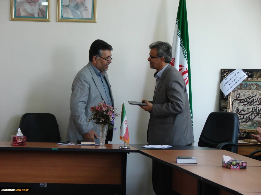 مراسم معارفه آقای قهرمان مددلو به عنوان سرپرست موقت مرکز شهید مطهری خوی 2