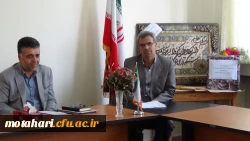 مراسم معارفه آقای قهرمان مددلو به عنوان سرپرست موقت مرکز شهید مطهری خوی 3