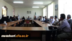 مراسم معارفه آقای قهرمان مددلو به عنوان سرپرست موقت مرکز شهید مطهری خوی 4