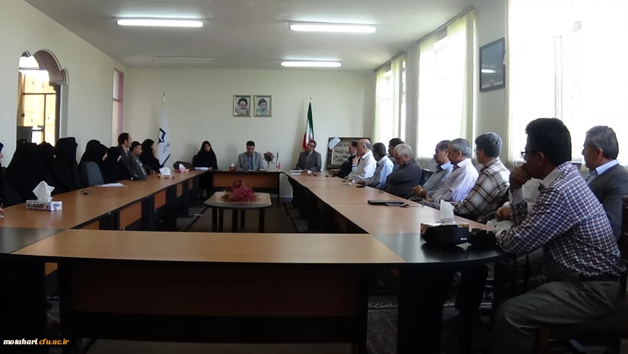 مراسم معارفه آقای قهرمان مددلو به عنوان سرپرست موقت مرکز شهید مطهری خوی 4