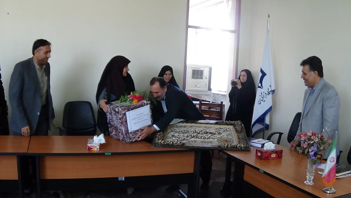 مراسم معارفه آقای قهرمان مددلو به عنوان سرپرست موقت مرکز شهید مطهری خوی 7