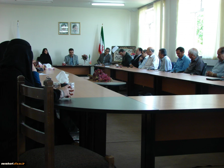 مراسم معارفه آقای قهرمان مددلو به عنوان سرپرست موقت مرکز شهید مطهری خوی 9