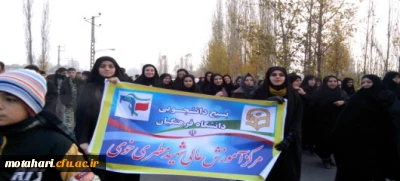 شرکت در مراسم پیاده روی