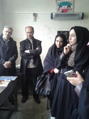 بازدید دانشجو معلمان از مدارس چندپایه   2