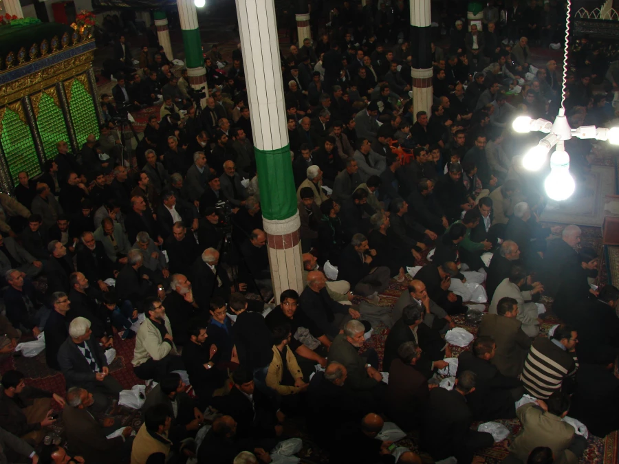 شرکت دانشجو معلمان در مراسم سخنرانی حجت الاسلام والمسلمین حاج آقای انصاریان 5