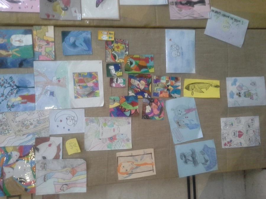 برپایی نمایشگاه آثار هنری دانشجویان به مناسبت روز دانشجو 4