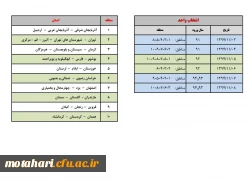 برنامه زمانبندی نیمسال دوم 95-94 2