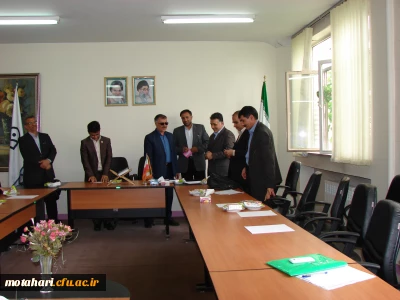 بازدید جناب آقای دکتر آیت کریمی و جناب آقای شهرانی از مرکزآموزش عالی شهید مطهری خوی