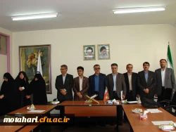 بازدید جناب آقای دکتر آیت کریمی و جناب آقای شهرانی از مرکزآموزش عالی شهید مطهری خوی 3