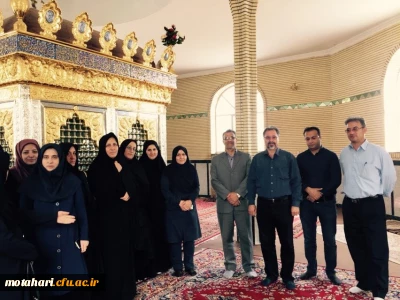 برگزاری اردوی علمی- سیاحتی و زیارتی دانشجویان کارشناسی ناپیوسته علوم تجربی به مناطق اطراف روستای سید تاج الدین