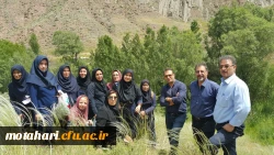 برگزاری اردوی علمی- سیاحتی و زیارتی دانشجویان کارشناسی ناپیوسته علوم تجربی به مناطق اطراف روستای سید تاج الدین 3