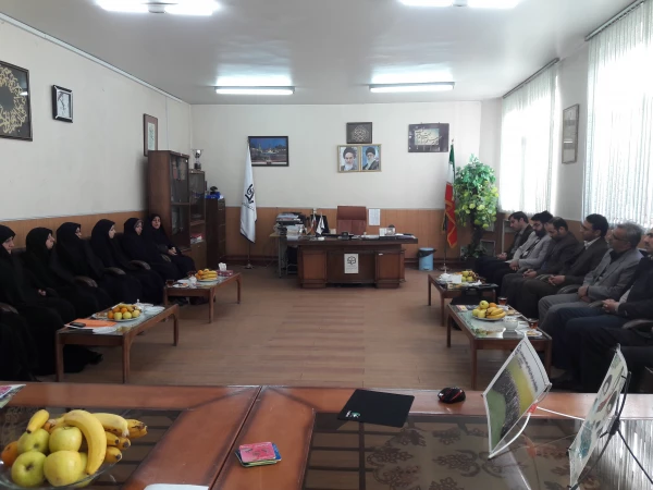 جلسه معارفه مسئول حراست مرکز 2