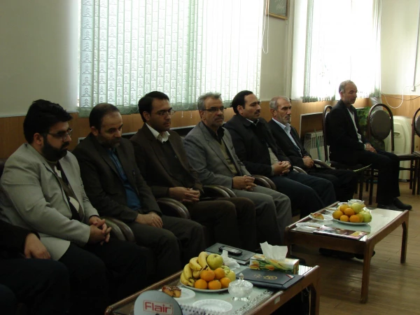 جلسه معارفه مسئول حراست مرکز 3