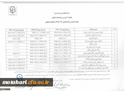 تقویم آموزش (شروع کلاسها نیمسال دوم از 95/11/23) 2