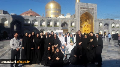 برگزاری اردوی فرهنگی- زیارتی مشهد مقدس با همکاری امور فرهنگی