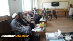 در مراسم معارفه نماینده  نهاد مقام معظم رهبری استان در جمع کارکنان مرکز آموزش عالی شهید مطهری خوی  2