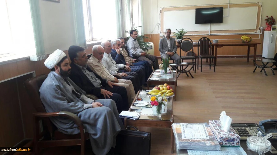 در مراسم معارفه نماینده  نهاد مقام معظم رهبری استان در جمع کارکنان مرکز آموزش عالی شهید مطهری خوی  2