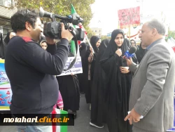 شرکت فعال و گسترده در مراسم راهپیمایی روز 13 آبان 4