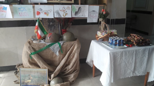 برپایی ایستگاه صلواتی به مناسبت هفته بسیج و جشن شکست داعش 5 آذر 5