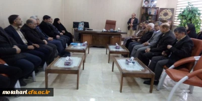 حضور نماینده محترم شهرستان خوی و چایپاره و هیئت همراه در مرکز آموزش عالی شهید مطهری خوی