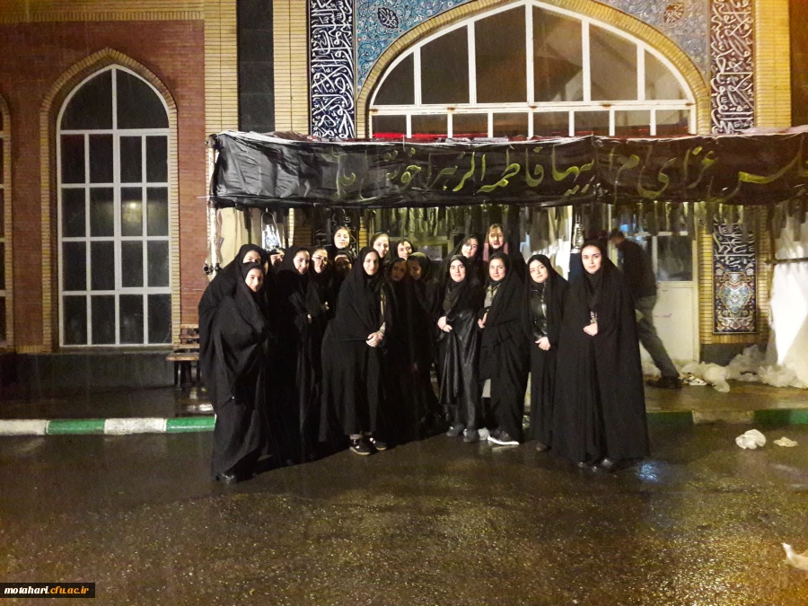 حضور دانشجویان مرکز در مراسم سوگواری بانوی دو عالم حضرت فاطمه زهرا(س) در گلزار شهدای شهرستان خوی 2