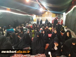 حضور دانشجویان مرکز در مراسم سوگواری بانوی دو عالم حضرت فاطمه زهرا(س) در گلزار شهدای شهرستان خوی 2