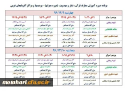 برنامه دوره نماز و مهدویت دانشجویان ورودی 93 پردیسها و مراکز آموزش عالی استان آذربایجان غربی 2