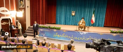 مشروح سخنان دکتر خنیفر رییس دانشگاه فرهنگیان در حضور رهبر معظم انقلاب اسلامی(مدظله العالی)