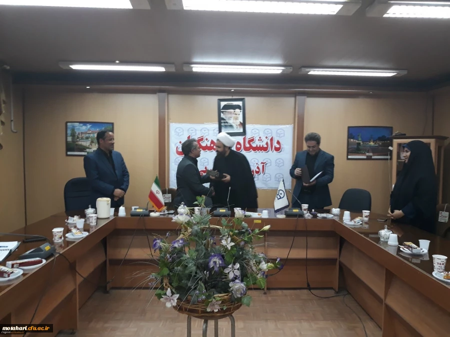 آیین معارفه معاون جدید توسعه منابع و امور دانشجویی پردیس شهید رجایی ارومیه برگزار شد 2