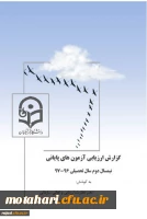 در ارزیابی انجام گرفته توسط دفتر نظارت، ارزیابی و تعالی سازمانی سازمان مرکزی

کسب رتبه دوم دانشگاه فرهنگیان استان آذربایجان غربی در برگزاری آزمونهای پایانی نیمسال دوم 97-96 2