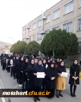 برگزاری پیاده روی همگانی در محوطه مرکز آموزش عالی شهید مطهری خوی 2