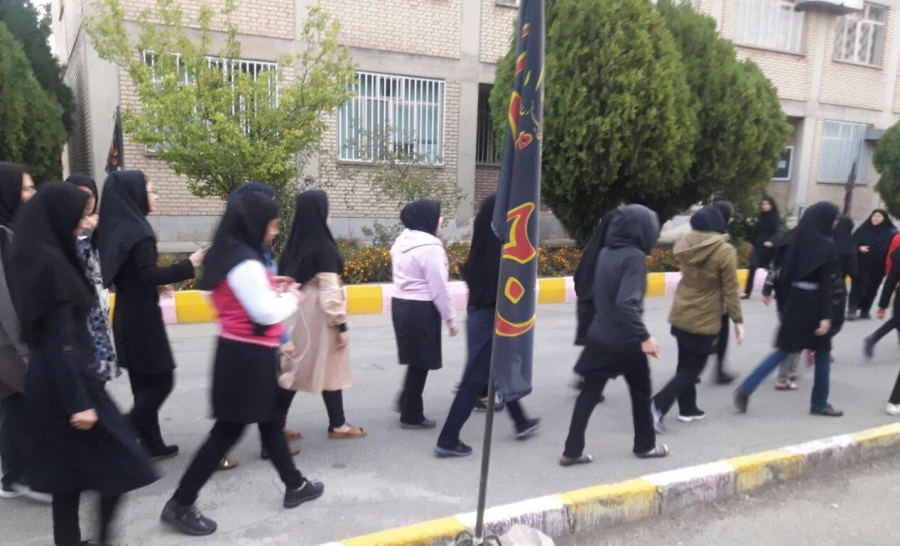 برگزاری پیاده روی همگانی در محوطه مرکز آموزش عالی شهید مطهری خوی 2