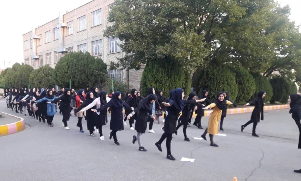 برگزاری پیاده روی همگانی در محوطه مرکز آموزش عالی شهید مطهری خوی 2