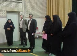 گزارش تصویری از بازدید دکتر آقاخانی و هیئت همراه از بخشهای مختلف مرکز شهید مطهری خوی  2