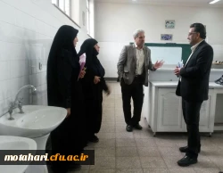 گزارش تصویری از بازدید دکتر آقاخانی و هیئت همراه از بخشهای مختلف مرکز شهید مطهری خوی  4