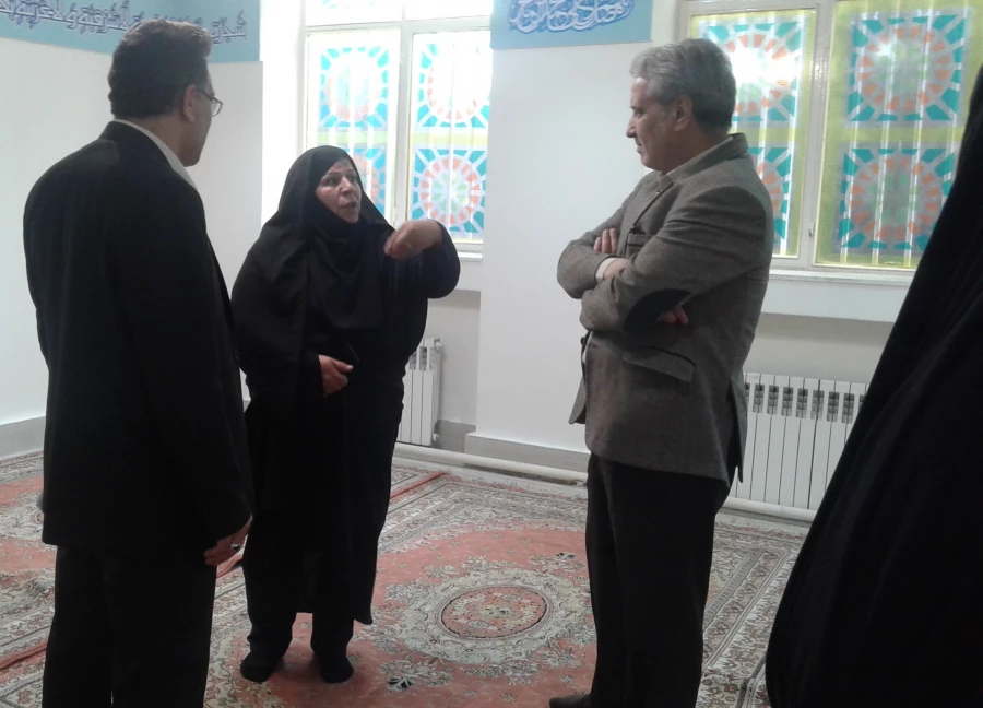 گزارش تصویری از بازدید دکتر آقاخانی و هیئت همراه از بخشهای مختلف مرکز شهید مطهری خوی  6