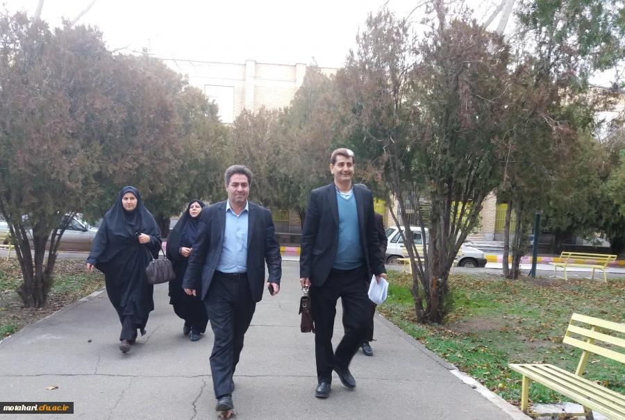 گزارش تصویری از بازدید جناب آقای دکتر احمدی رئیس حوزه نظارت و ارزیابی سازمان مرکزی دانشگاه فرهنگیان از قسمت های مختلف مرکز آموزش عالی شهید مطهری خوی 2