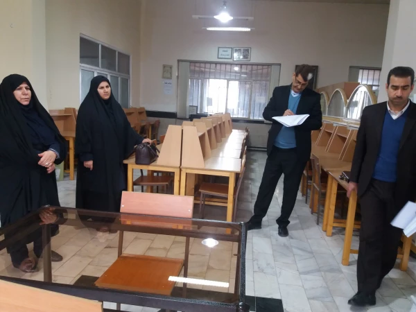 گزارش تصویری از بازدید جناب آقای دکتر احمدی رئیس حوزه نظارت و ارزیابی سازمان مرکزی دانشگاه فرهنگیان از قسمت های مختلف مرکز آموزش عالی شهید مطهری خوی 3