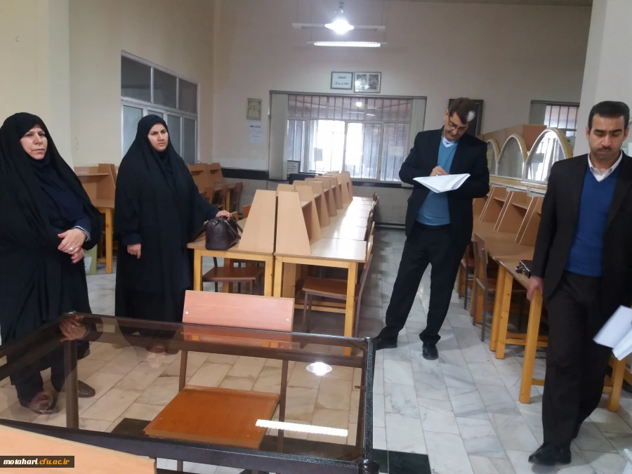 گزارش تصویری از بازدید جناب آقای دکتر احمدی رئیس حوزه نظارت و ارزیابی سازمان مرکزی دانشگاه فرهنگیان از قسمت های مختلف مرکز آموزش عالی شهید مطهری خوی 3