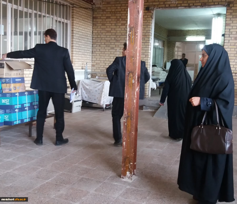 گزارش تصویری از بازدید جناب آقای دکتر احمدی رئیس حوزه نظارت و ارزیابی سازمان مرکزی دانشگاه فرهنگیان از قسمت های مختلف مرکز آموزش عالی شهید مطهری خوی 5