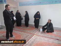 گزارش تصویری از بازدید جناب آقای دکتر احمدی رئیس حوزه نظارت و ارزیابی سازمان مرکزی دانشگاه فرهنگیان از قسمت های مختلف مرکز آموزش عالی شهید مطهری خوی 7