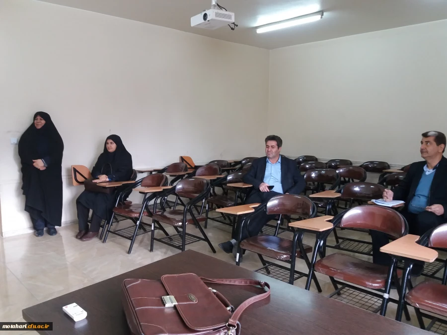 گزارش تصویری از بازدید جناب آقای دکتر احمدی رئیس حوزه نظارت و ارزیابی سازمان مرکزی دانشگاه فرهنگیان از قسمت های مختلف مرکز آموزش عالی شهید مطهری خوی 13