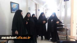 بازدید دکتر پایز سرپرست پردیس علامه طباطبایی ارومیه از حوزه امتحانات مرکز آموزش عالی شهید مطهری خوی 2