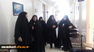 بازدید دکتر پایز سرپرست پردیس علامه طباطبایی ارومیه از حوزه امتحانات مرکز آموزش عالی شهید مطهری خوی