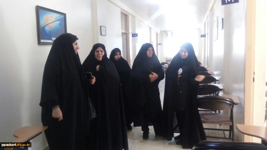 بازدید دکتر پایز سرپرست پردیس علامه طباطبایی ارومیه از حوزه امتحانات مرکز آموزش عالی شهید مطهری خوی 2
