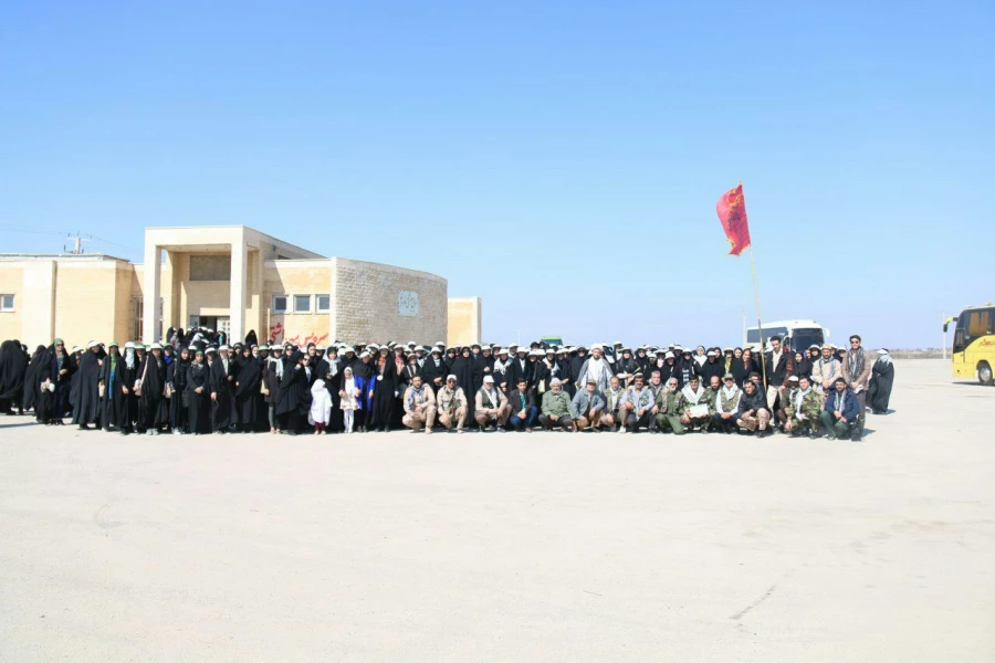 گزارش تصویری اردوی راهیان نور  دانشجو معلمان دانشگاه فرهنگیان استان 12