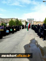 گزارش تصویری تجمع دانشجومعلمان، اساتید وکارکنان مرکز آموزش عالی شهید مطهری خوی در اعتراض به  اقدام نابخردانه و وقیحانه آمریکا علیه سپاه پاسداران انقلاب اسلامی  4