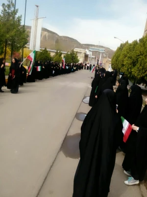 گزارش تصویری تجمع دانشجومعلمان، اساتید وکارکنان مرکز آموزش عالی شهید مطهری خوی در اعتراض به  اقدام نابخردانه و وقیحانه آمریکا علیه سپاه پاسداران انقلاب اسلامی  7