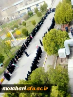 گزارش تصویری تجمع دانشجومعلمان، اساتید وکارکنان مرکز آموزش عالی شهید مطهری خوی در اعتراض به  اقدام نابخردانه و وقیحانه آمریکا علیه سپاه پاسداران انقلاب اسلامی  8