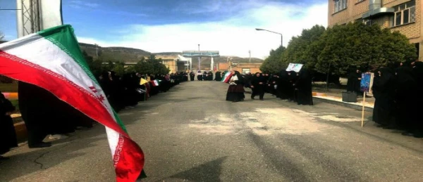 گزارش تصویری تجمع دانشجومعلمان، اساتید وکارکنان مرکز آموزش عالی شهید مطهری خوی در اعتراض به  اقدام نابخردانه و وقیحانه آمریکا علیه سپاه پاسداران انقلاب اسلامی 2